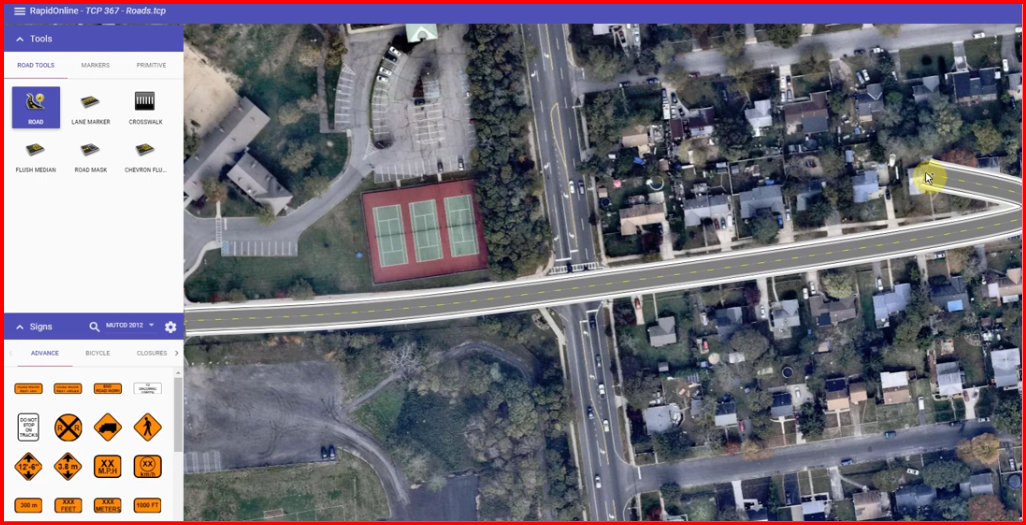 Road Tools -RapidPlan Online